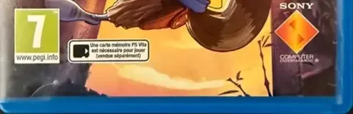 Sly Cooper: Thieves in Time, the PEGI square on its front