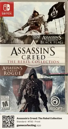Assassin's Creed: The Rebel Collection Nintendo Switch, NTSC box front