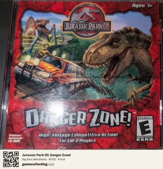 Jurassic Park III: Danger Zone! Computer, NTSC box front