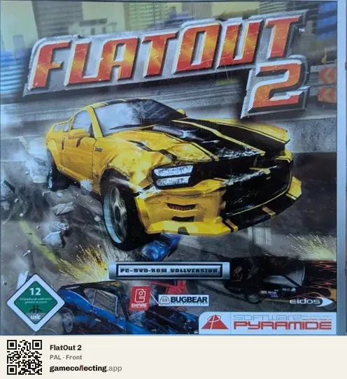 FlatOut 2 Computer, PAL box front