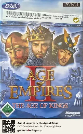 Age of Empires II: The Age of Kings Computer, Germany box front