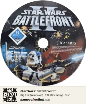 Star Wars: Battlefront II Computer, PAL disc