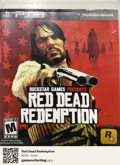 Red Dead Redemption PlayStation 3, NTSC box front