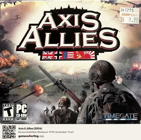 Axis & Allies (2004) Computer, Australia box front