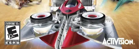 Hot Wheels: Battle Force 5, the ESRB box on its front