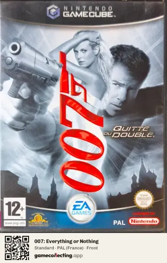 007: Everything or Nothing Nintendo GameCube, France box front