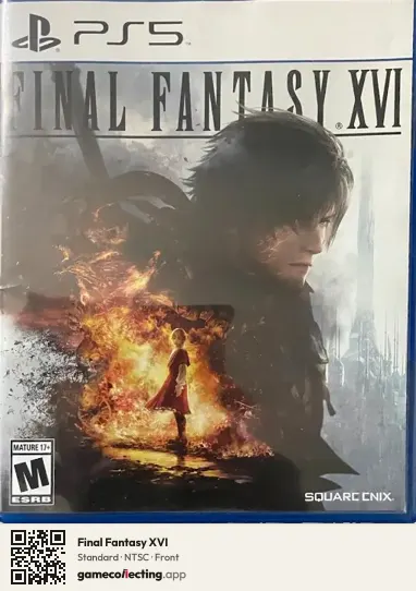 Final Fantasy XVI PlayStation 5, NTSC box front