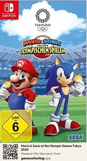 Mario & Sonic at the Olympic Games Tokyo 2020 Nintendo Switch, Germany box front