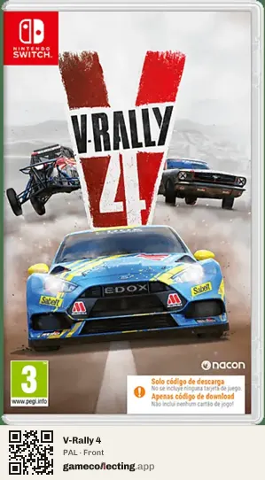 V-Rally 4 Nintendo Switch, PAL box front