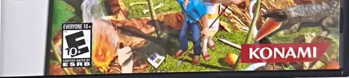 Lost in Blue 2, the ESRB box on its front