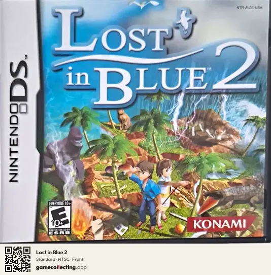 Lost in Blue 2 Nintendo DS, NTSC box front