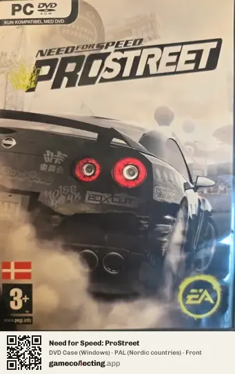 Need for Speed: ProStreet Computer, Nordic countries box front