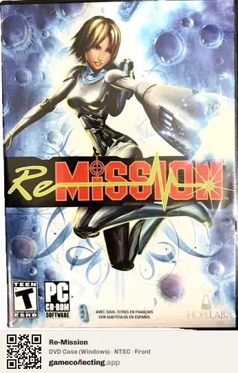Re-Mission Computer, NTSC box front