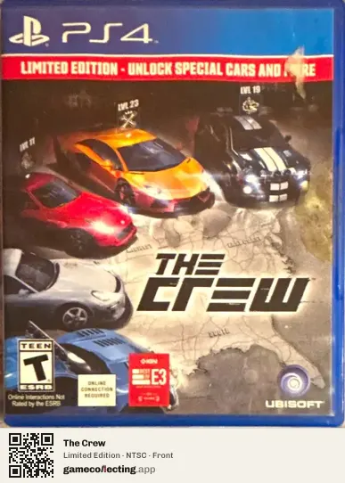 The Crew PlayStation 4, NTSC box front