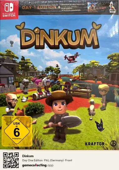 Dinkum Nintendo Switch, Germany box front