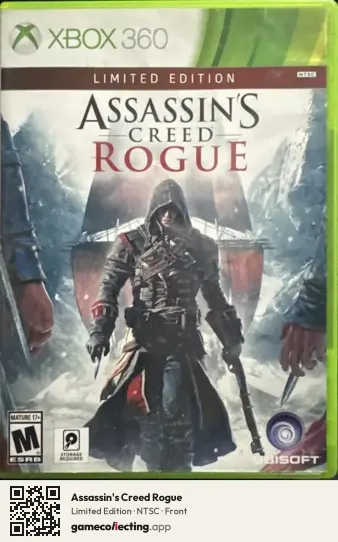 Assassin's Creed Rogue Xbox 360, NTSC box front