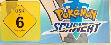 Pokémon Sword, the USK square on its front