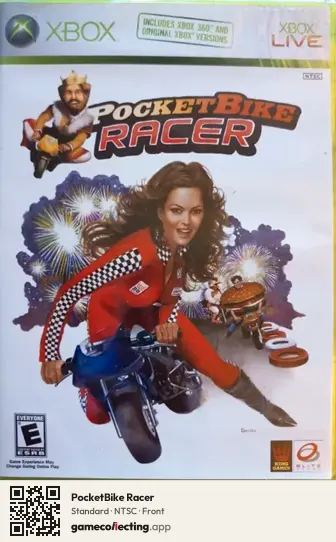 PocketBike Racer Xbox 360, NTSC box front