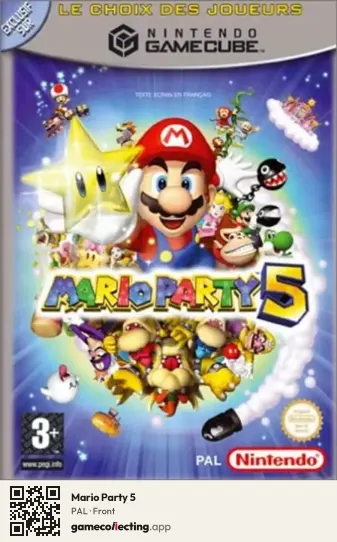 Mario Party 5 Nintendo GameCube, PAL box front