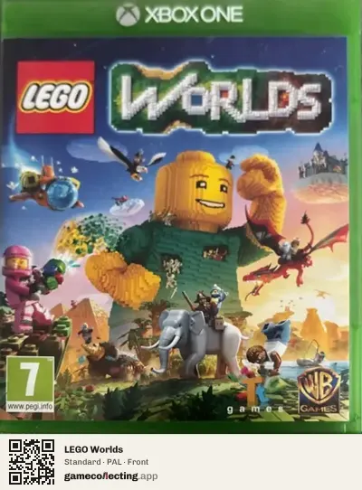 LEGO Worlds Xbox One, PAL box front