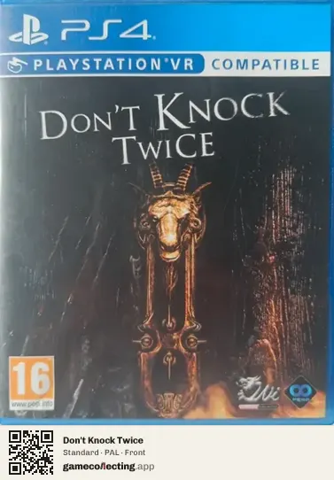 Don't Knock Twice PlayStation 4, PAL box front