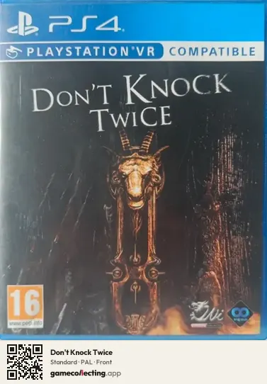 Don't Knock Twice PlayStation 4, PAL box front