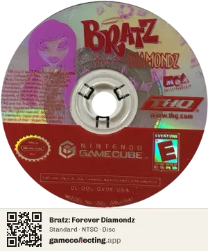 Bratz: Forever Diamondz Nintendo GameCube, NTSC disc