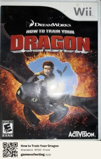 How to Train Your Dragon Nintendo Wii, NTSC box front