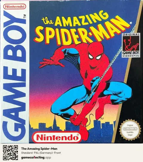 The Amazing Spider-Man Game Boy, Germany box front