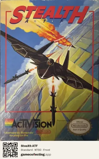 Stealth ATF Nintendo Entertainment System, NTSC box front