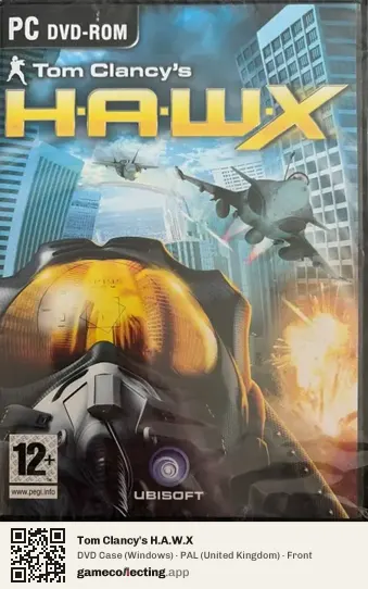 Tom Clancy's H.A.W.X Computer, United Kingdom box front