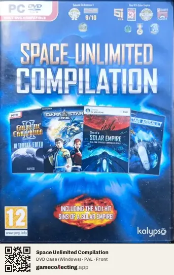 Space Unlimited Compilation Computer, PAL box front