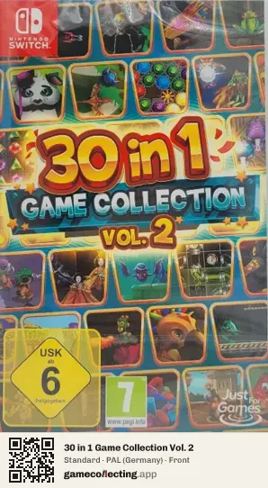 30 in 1 Game Collection Vol. 2 Nintendo Switch, Germany box front