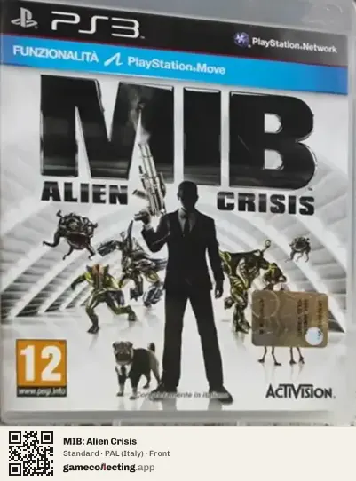 MIB: Alien Crisis PlayStation 3, Italy box front