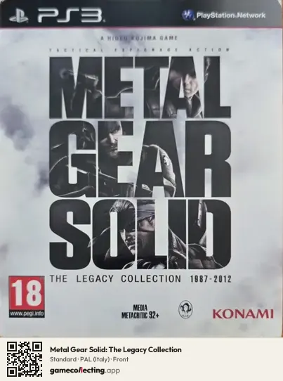Metal Gear Solid: The Legacy Collection PlayStation 3, Italy box front