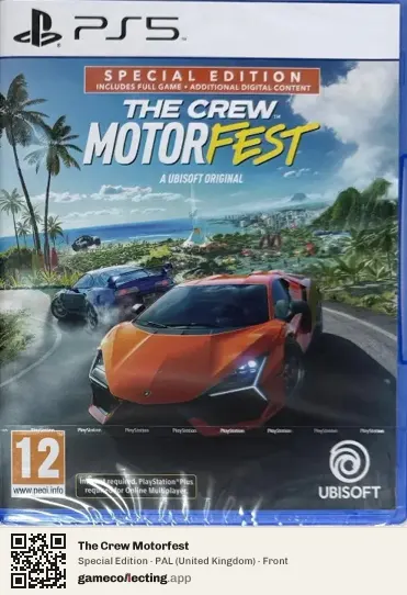 The Crew Motorfest PlayStation 5, United Kingdom box front
