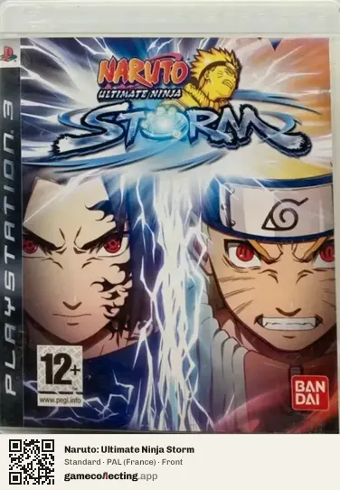 Naruto: Ultimate Ninja Storm PlayStation 3, France box front