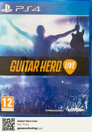 Guitar Hero Live PlayStation 4, PAL box front