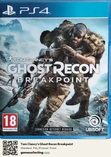 Tom Clancy's Ghost Recon Breakpoint PlayStation 4, France box front