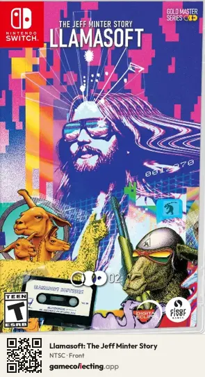 Llamasoft: The Jeff Minter Story Nintendo Switch, NTSC box front