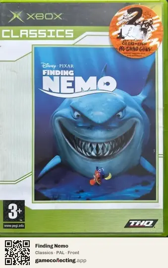 Finding Nemo Xbox, PAL box front