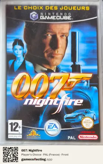 007: Nightfire Nintendo GameCube, France box front