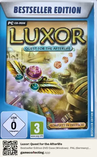 Luxor: Quest for the Afterlife Computer, Germany box front