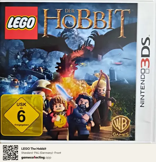 LEGO The Hobbit Nintendo 3DS, Germany box front