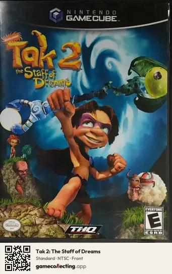 Tak 2: The Staff of Dreams Nintendo GameCube, NTSC box front