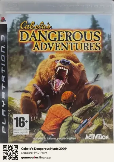 Cabela's Dangerous Hunts 2009 PlayStation 3, PAL box front