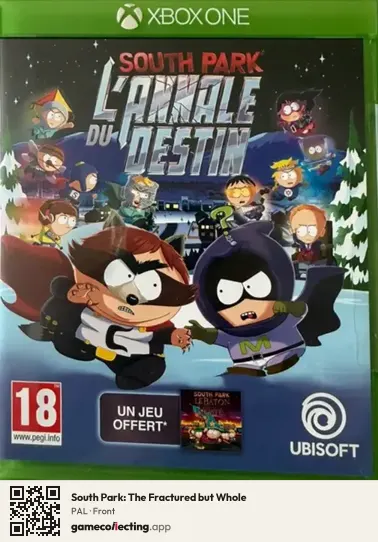 South Park: The Fractured but Whole Xbox One, PAL box front