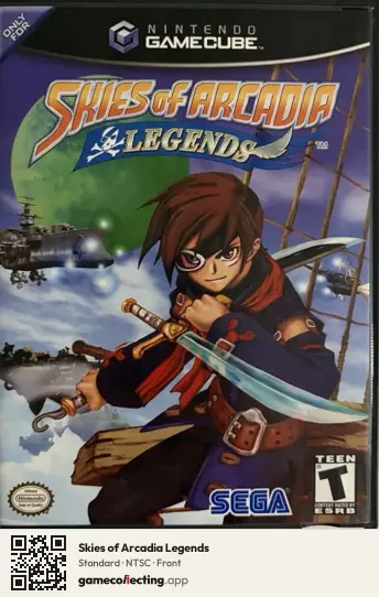 Skies of Arcadia Legends Nintendo GameCube, NTSC box front
