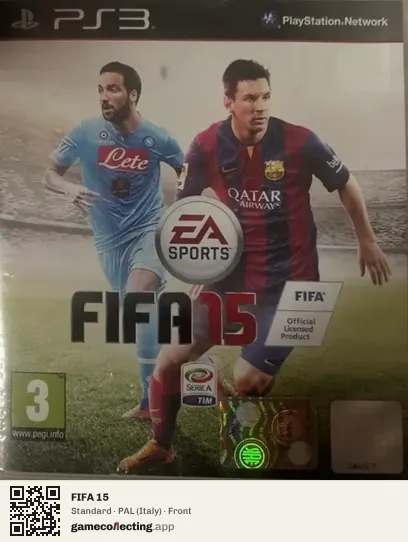 FIFA 15 PlayStation 3, Italy box front