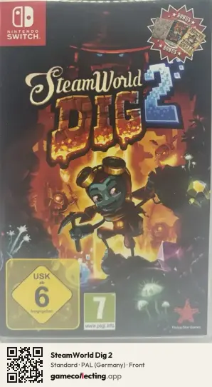 SteamWorld Dig 2 Nintendo Switch, Germany box front